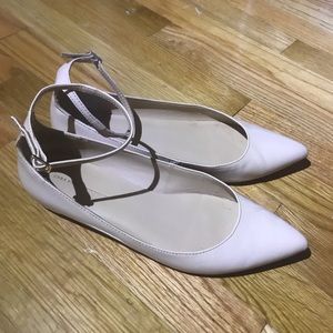 Zara light pink flats